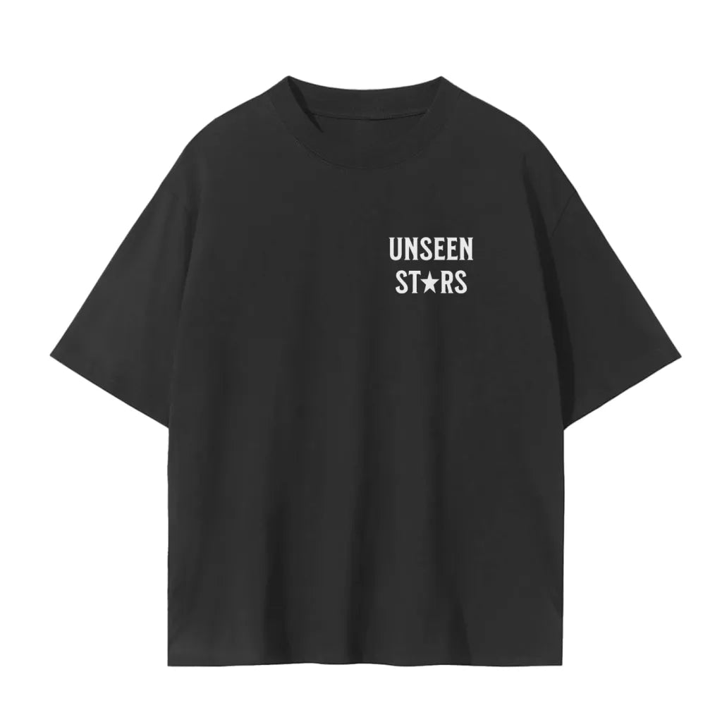 Black Graphic Time T-Shirt 230GSM